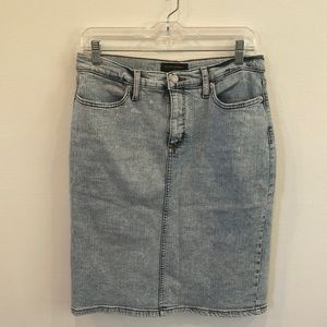 Banana Republic Acid Wash Denim Skirt